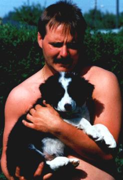 [Mark (my husband) and Nadia 10 weeks old]